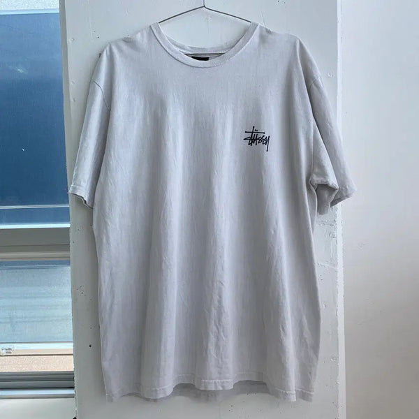 [BUNJANG] Stussy Basic Logo Short Sleeve T-Shirt / (L) 스투시 베이직 로고 반팔 티셔츠