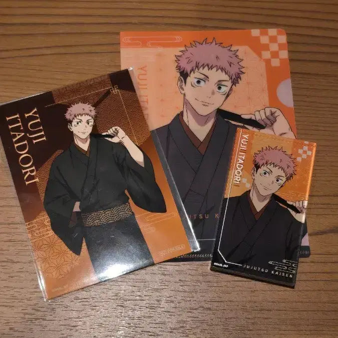 [BUNJANG] Jujutsu Kaisen Yuji Itadori Tsutaya Pop-up Mini Holder & Acrylic Block Bundle Set / 츠타야 팝업 이타도리 유지 주술회전