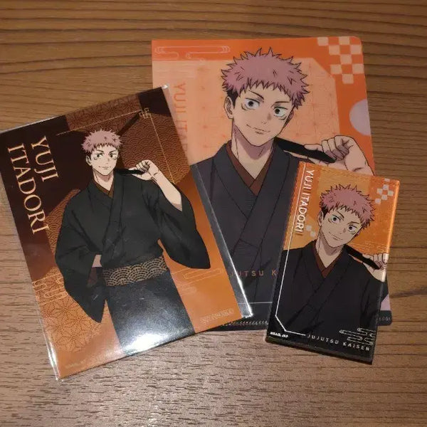 [BUNJANG] Jujutsu Kaisen Yuji Itadori Tsutaya Pop-up Mini Holder & Acrylic Block Bundle Set / 츠타야 팝업 이타도리 유지 주술회전