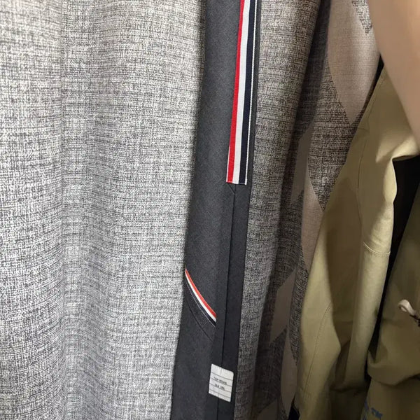 [BUNJANG] Thom Browne Silk Necktie Dark Grey / 톰브라운 넥타이 다크그레이