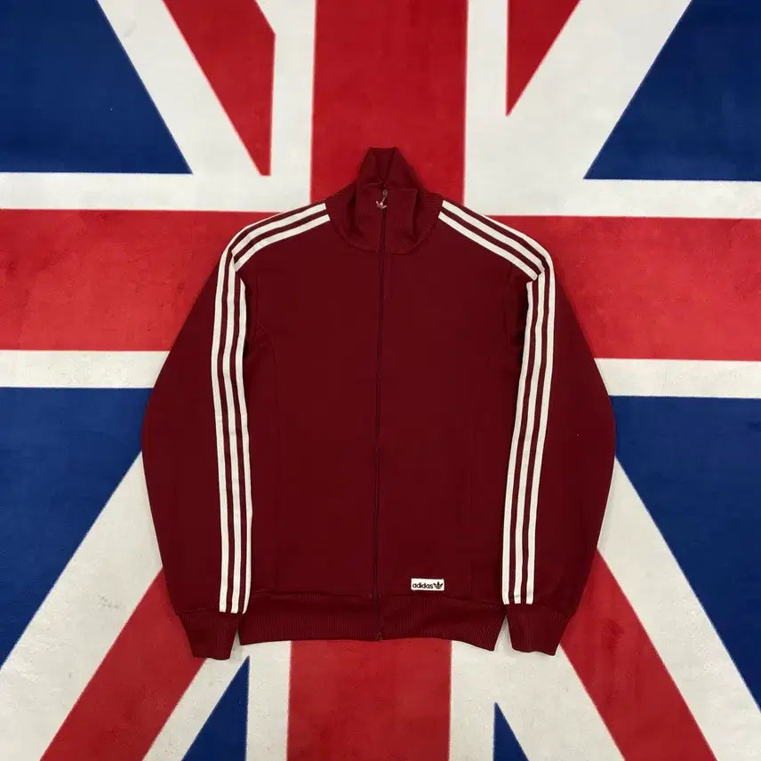 [BUNJANG] Adidas Burgundy Track Jacket Size 90 / 아디다스 버건디 져지 90