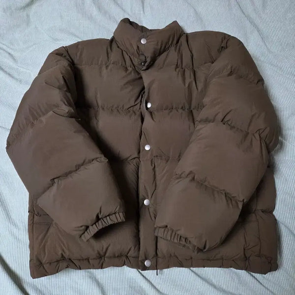 [BUNJANG] Brown Yak Moca Puffer Down Parka (Size 4 / 100) Goose Down / 브라운야드 푸퍼 다운 모카 4(100) / 구스다운 패딩 파카