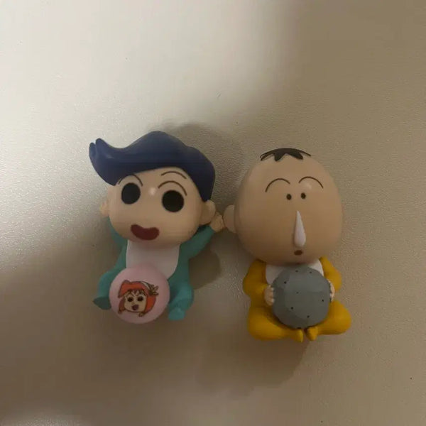 [BUNJANG] Crayon Shin-chan Baby Figures (2 Types) Bundle Set / 짱구는 못말려 베이비 피규어(철수, 맹구) 일괄 판매