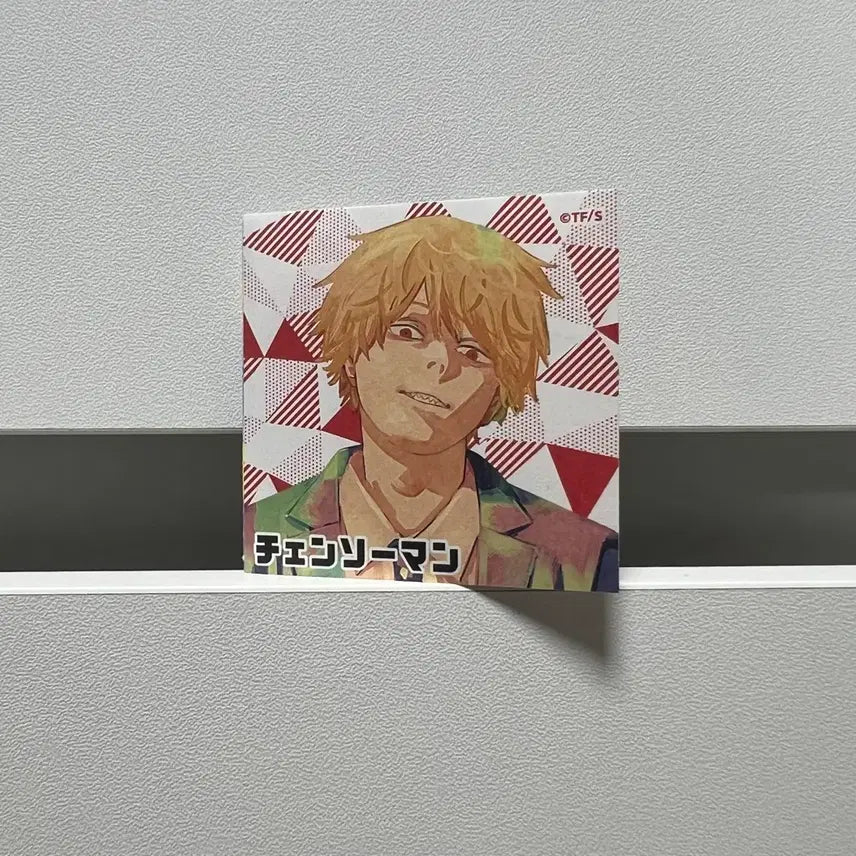 [BUNJANG] Chainsaw Man Pochita & Yoru Twin Sticker Flakes (2 sheets) / 체인소맨 (포치타 본모습,요루) 트윈 스티커 플레이크 씰 굿즈 2매