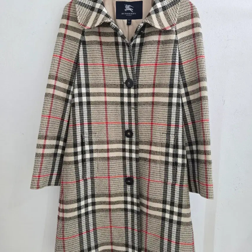 [BUNJANG] Burberry Multi-Color Wool Blend Coat / 버버리 코트