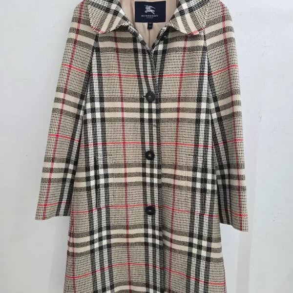 [BUNJANG] Burberry Multi-Color Wool Blend Coat / 버버리 코트