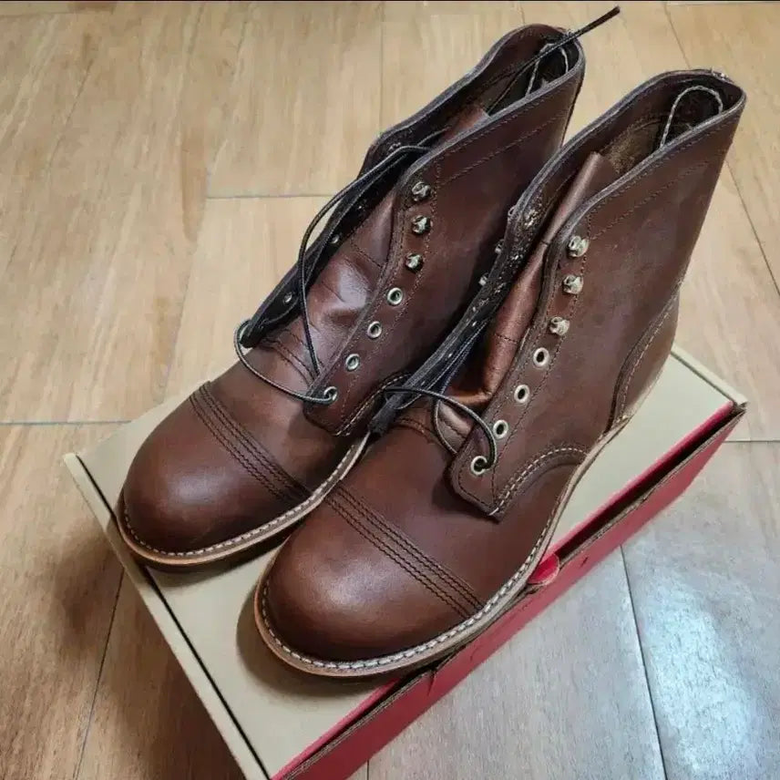[BUNJANG] Red Wing Iron Ranger 8111 Amber Harness Leather Boots Men's Size 270 / 레드윙 아이언 레인저 8111 남성 270사이즈