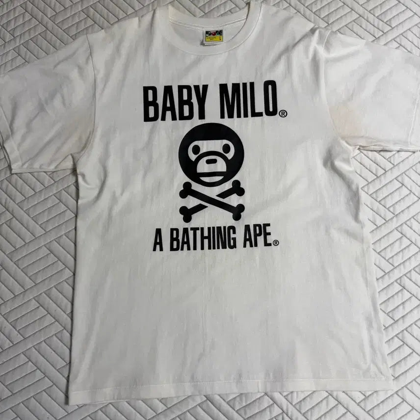 [BUNJANG] Baby Milo Short Sleeve T-Shirt (L) / 배이비말로 티셔츠 L 사이즈