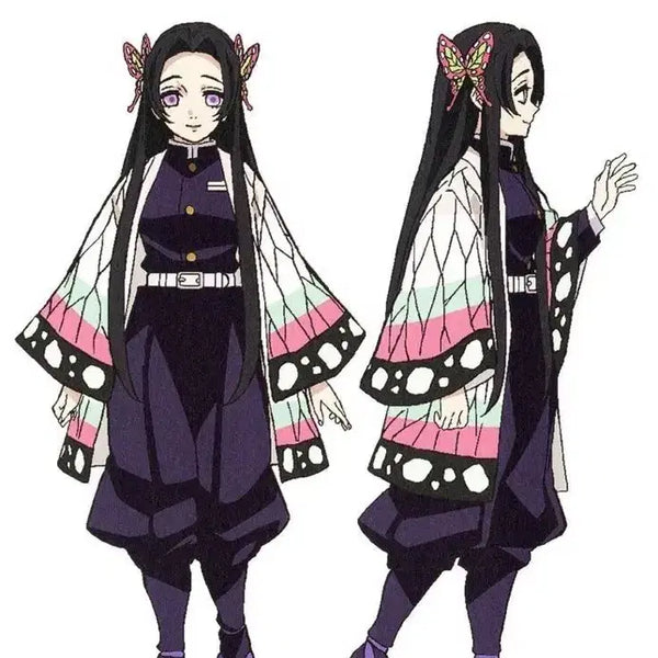 [BUNJANG] Demon Slayer Kocho Shinobu Kanae Cosplay Costume / 귀멸의 칼날 코쵸우 시노부 카나에 코스프레 코스튬 졸업사진