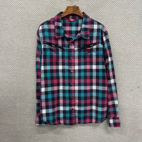 [BUNJANG] EVISU Check Shirt L / 에비수 체크 셔츠 L H01056