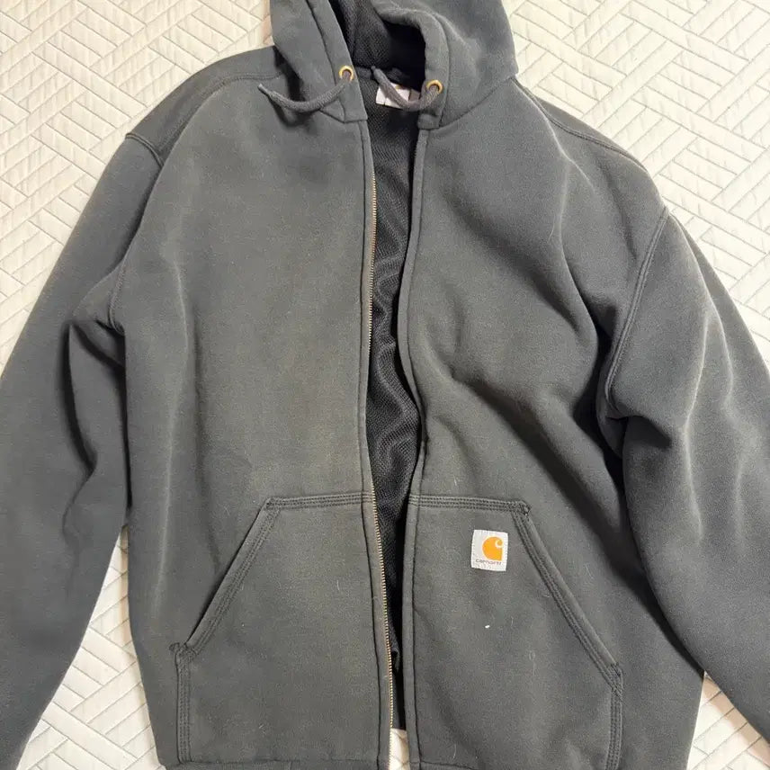 [BUNJANG] Carhartt Hoodie Zip-up Charcoal Grey L / 칼하트 후드집업 L