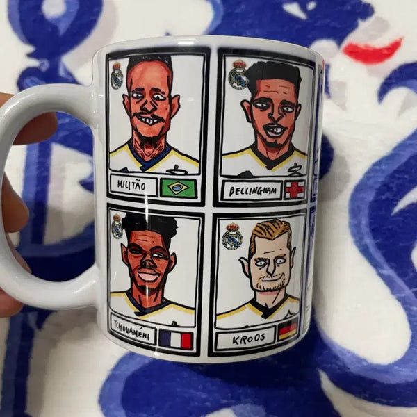 [BUNJANG] Real Madrid 2023-24 Treble Champions Mug / 23-24 레알마드리드 3관왕 머그컵 챔스, 라리가, 수페르코파 우승