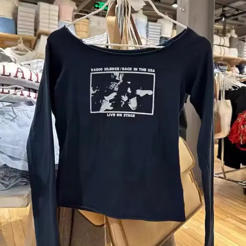 [BUNJANG] Brandy Melville Long Sleeve Top / 브랜디멜빌 롱슬리브