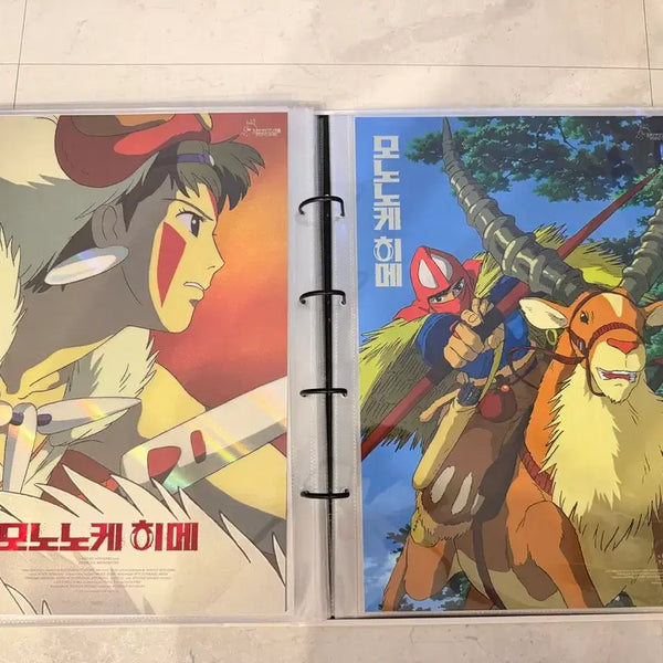 [BUNJANG] Princess Mononoke Artgraphy and Dolby Poster Set / 모노노케 히메 아트그라피 + 돌비포스터