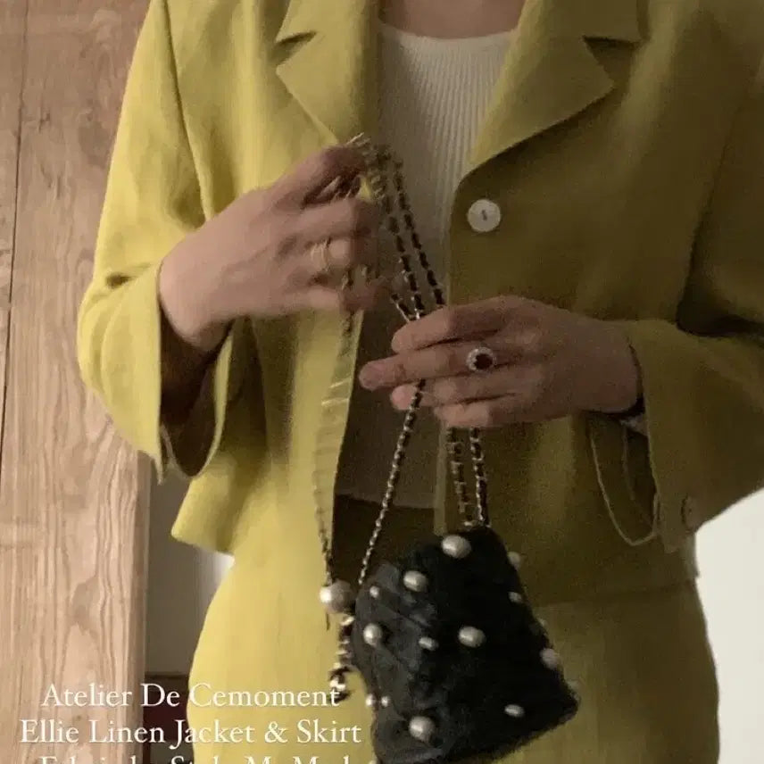 [BUNJANG] Cemoement Ellie Linen Jacket / 쎄모먼 cemoement Ellie 린넨 자켓