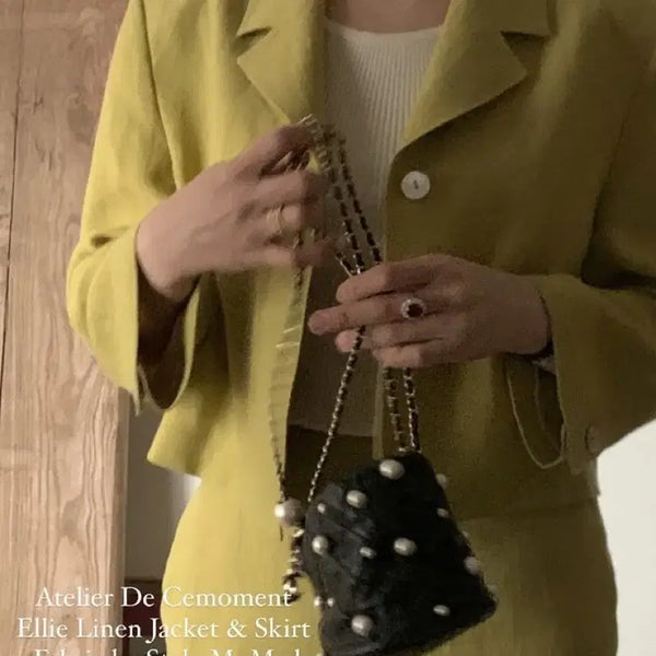 [BUNJANG] Cemoement Ellie Linen Jacket / 쎄모먼 cemoement Ellie 린넨 자켓