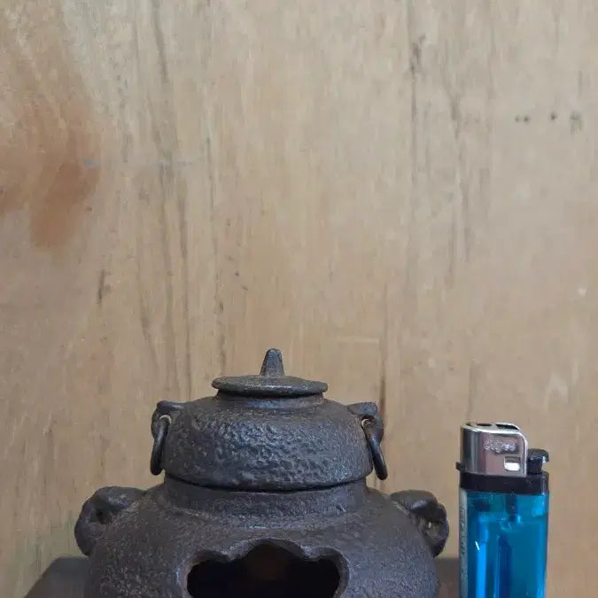 [BUNJANG] Antique Mini Cast Iron Teapot / 앤틱 초미니 무쇠 차가마