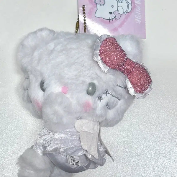 [BUNJANG] Sanrio Angel Kitty Plush Doll Mascot / [새상품] 산리오 천사 키티 인형 누이 마스코트