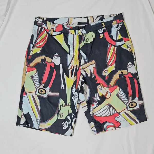 [BUNJANG] Beanpole Capsule Collection Hawaiian String Woven Shorts / 빈폴 캡슐 컬렉션 스트링 우븐 숏팬츠 반바지 스윔쇼츠 하와이안 34