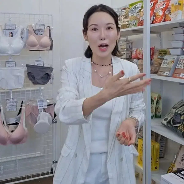 [BUNJANG] Ivory Stripe Oversized Linen Jacket / 아이보리컬러 스트라이프 오버핏 린넨자켓
