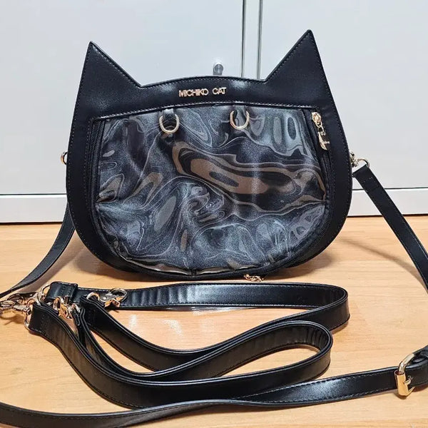 [BUNJANG] Michiko Cat Black Cat Ita Bag / 미치코캣 이타백 검정 고양이 가방
