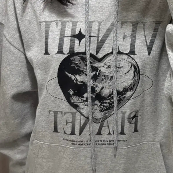 [BUNJANG] Benhit Grey Hoodie / 벤힛 그레이 후드티