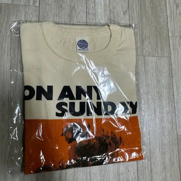 [BUNJANG] Toys McCoy On Any Sunday Tee Beige / 토이즈맥코이 ON ANY SUNDAY TEE (L)
