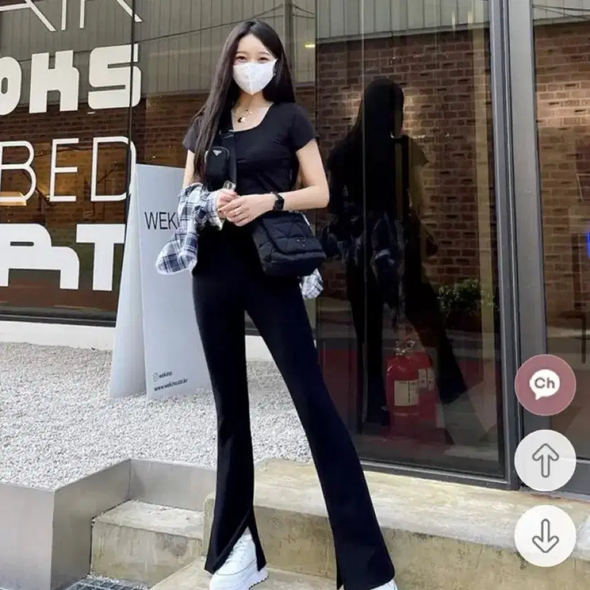 [BUNJANG] Mari Market Yeongdeok Snow Crab Pants (Black) / !!인기!!마리마켓 영덕대게 팬츠(블랙)