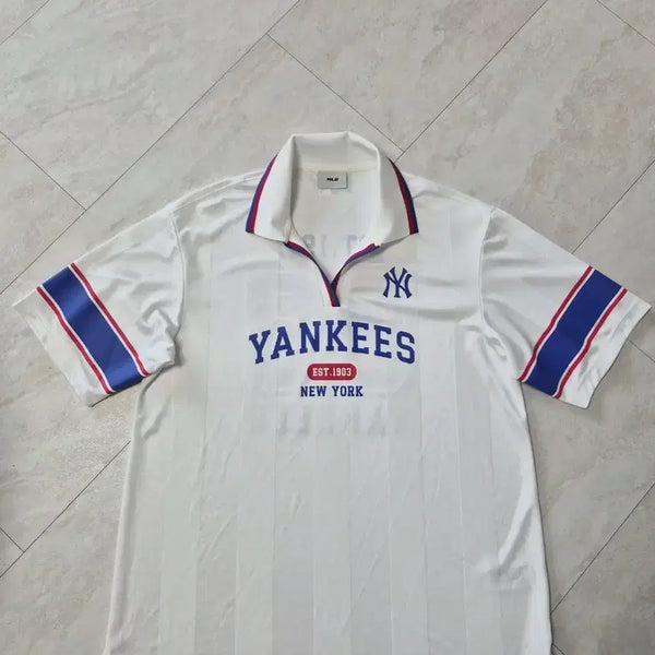 [BUNJANG] MLB New York Yankees Oversized Fit T-Shirt White / MLB 뉴욕 양키스 오버핏 티셔츠
