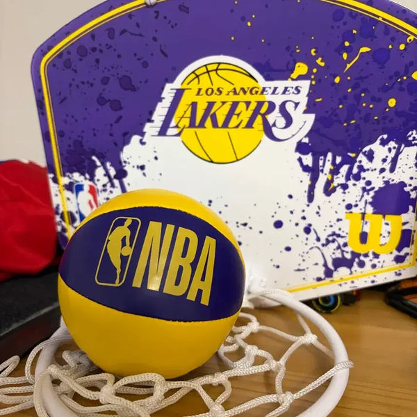 [BUNJANG] Wilson Los Angeles Lakers Mini Basketball Hoop Set / 윌슨 LA레이커스 미니 농구 골대 세트