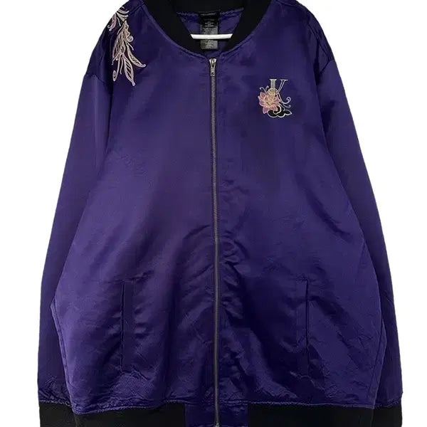 [BUNJANG] Marvel Eternals Full Embroidery Souvenir Sukajan Jacket / [3X] MARVEL 이터널스 풀자수 새틴 수베니어 스카잔자켓