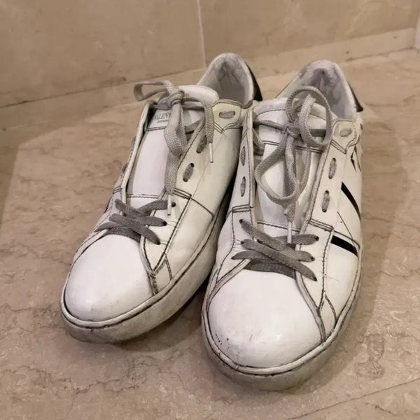 [BUNJANG] Valentino VLTN Men's Sneakers White Size 41 / 발렌티노 VLTN 남성스니커즈 화이트 41 265