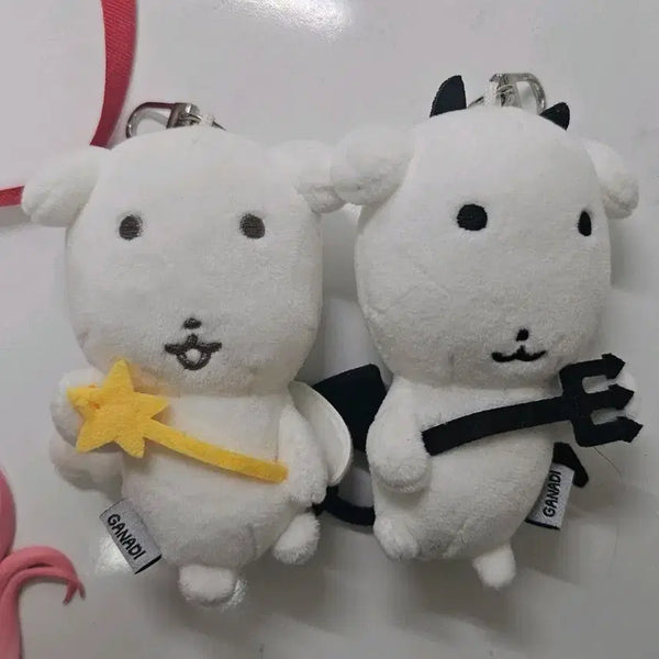 [BUNJANG] GANADI Angel Devil Keyring Pop-up Doll Duo Character / 가나디 천사악마 키링 팝업 인형 듀 캐릭터
