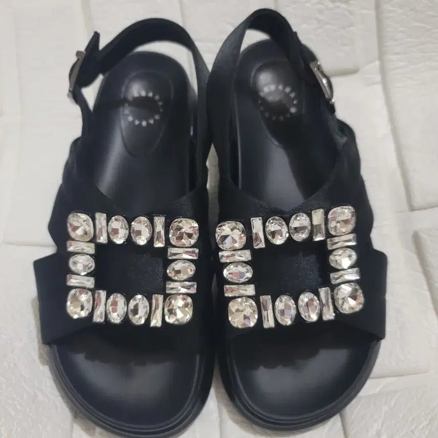 [BUNJANG] Barbara Gem Sandals / (정품)바바라보석샌들