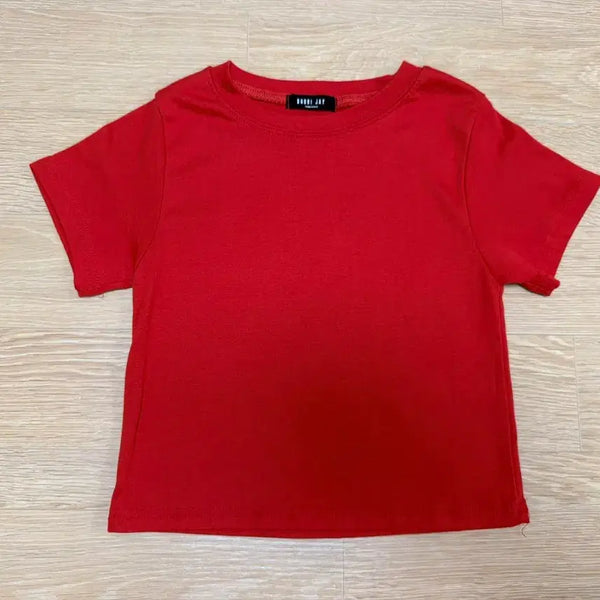 [BUNJANG] Red T-Shirt Bundle Set (Unworn) - Various Styles / 레드 티셔츠 5종 (거의 미착용, 가격별도 표시)