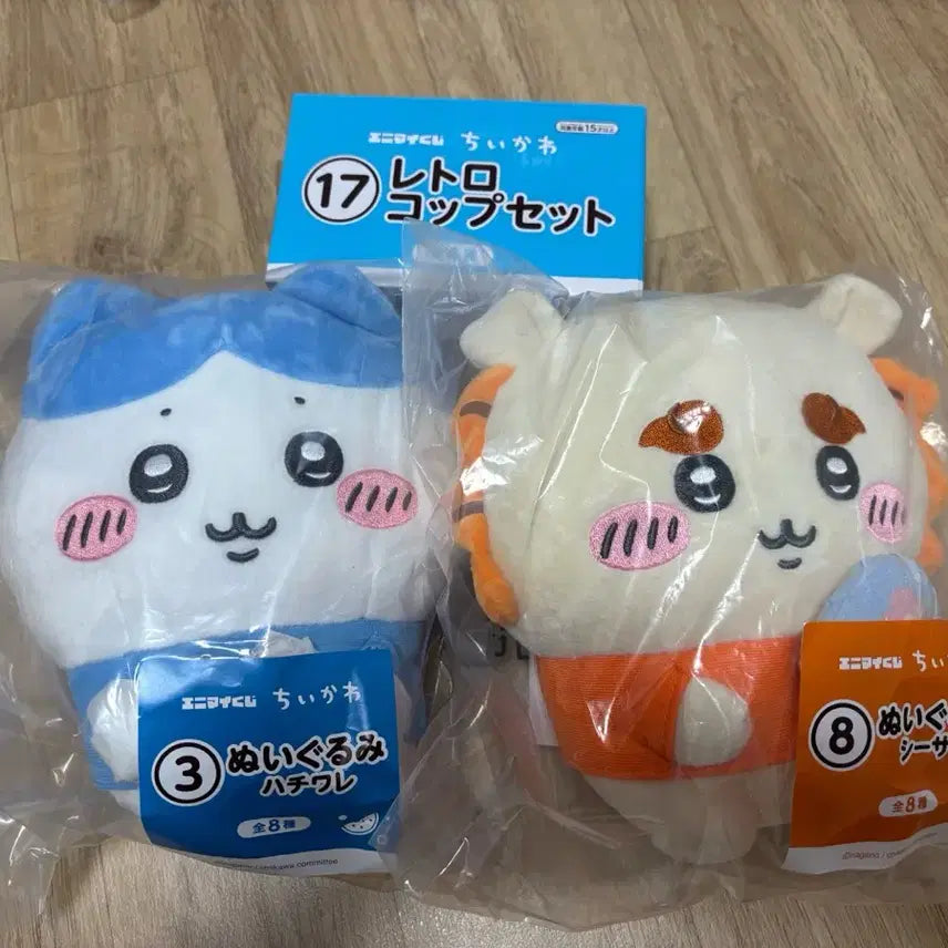 [BUNJANG] Chiikawa Summer Lottery Hachiware, Shisa, Cup Bundle Set / 치이카와 여름 쿠지 하치와레,시사,컵 일괄