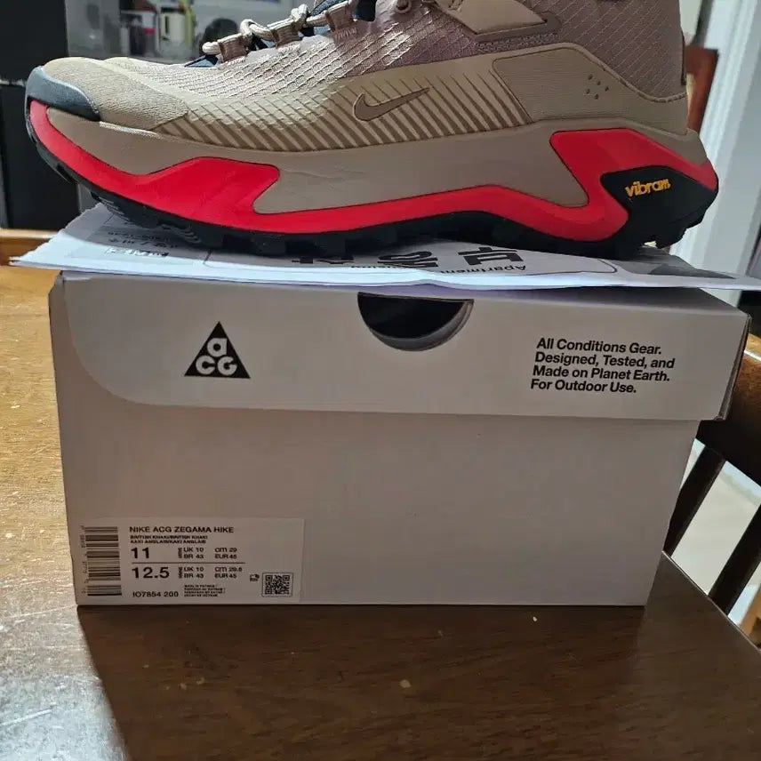[BUNJANG] Nike ACG Jegama Hike Beige/Red 290mm / 나이키 ACG 제가마 하이크 베이지/레드 290
