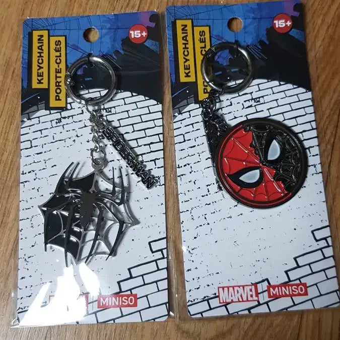 [BUNJANG] Spider-Man 2 Types Keychain Set / cgv 스파이더맨 키링 2종