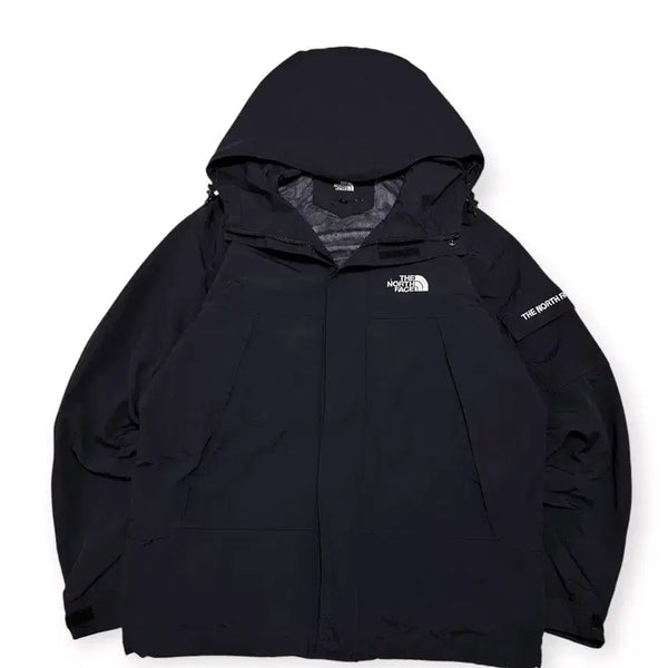[BUNJANG] The North Face Pocket Logo Windbreaker Black / 노스페이스 포켓로고 블랙 바람막이