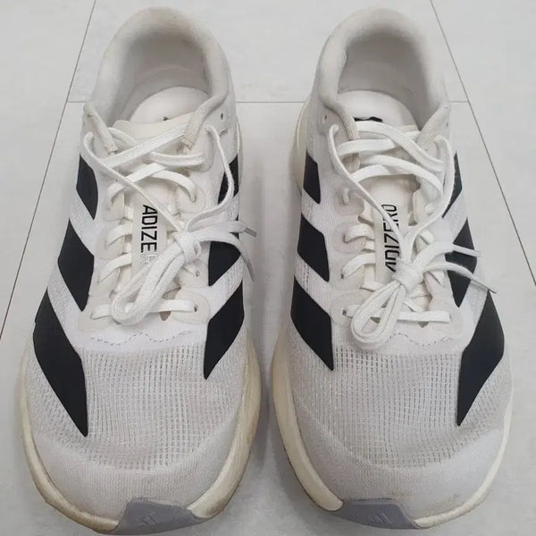 [BUNJANG] Adidas Adizero EVO SL Cloud White Core Black / [255] 아디다스 evo sl