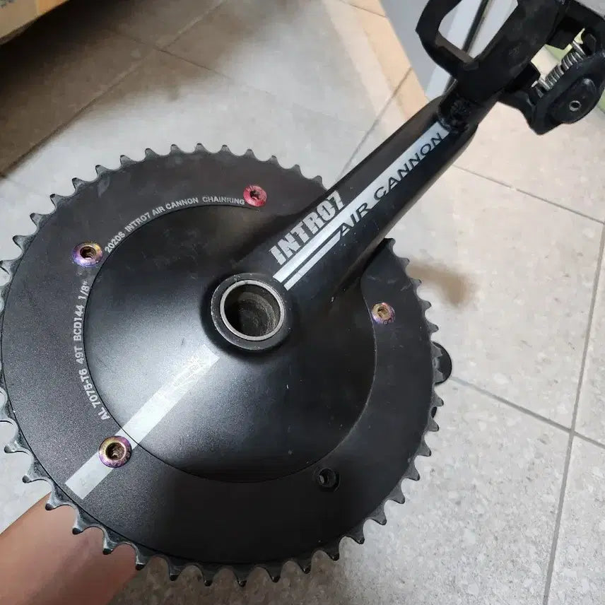 [BUNJANG] Intro 7 Air Cannon Disc Crankset (Look Keo Cleats) / 인트로 7 에어케논 디스크 크랭크셋 (룩케오 클릿)