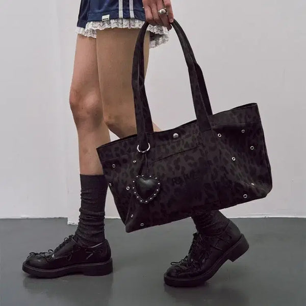 [BUNJANG] Raive Leopard Shoulder Bag / 레이브 Raive 레오파드 숄더백