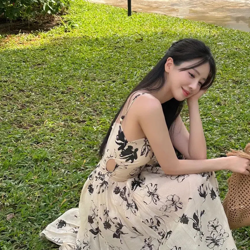 [BUNJANG] Resort Long Dress / 휴양지 롱원피스