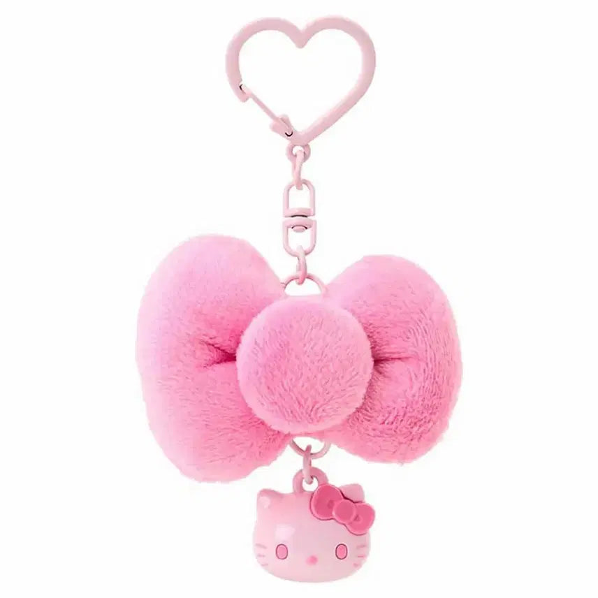[BUNJANG] Hello Kitty Pink Ribbon Keychain / 헬로키티 핑크 리본 키링(I Love HelloKitty)