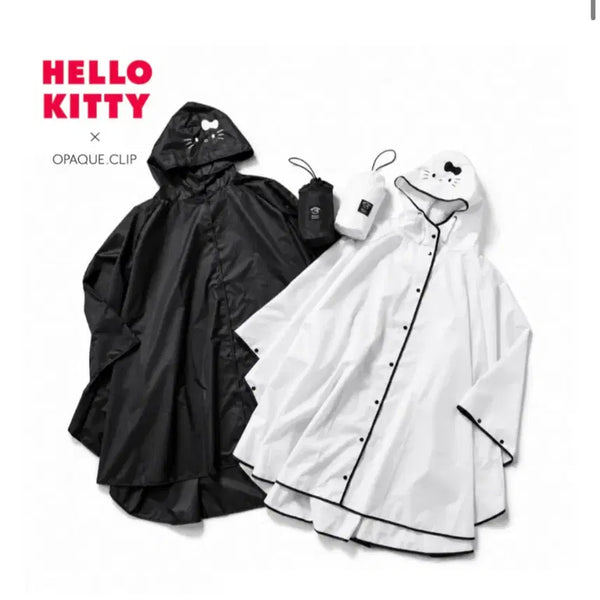 [BUNJANG] OPAQUE.CLIP x Hello Kitty Collaboration Poncho Raincoat / OPAQUE.CLIP 오페이크클립 키티 콜라보 판초 우비