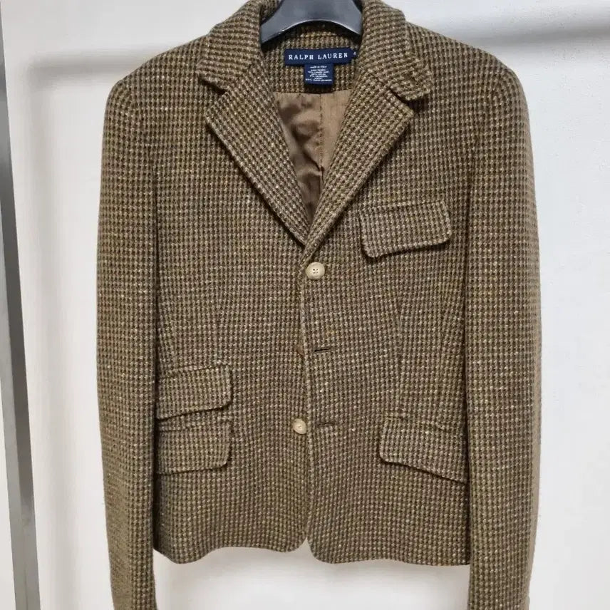 [BUNJANG] Ralph Lauren Herringbone Lambswool Cashmere Jacket / 정품  랄프로렌 헤링본  램스울,캐시미어 자켓