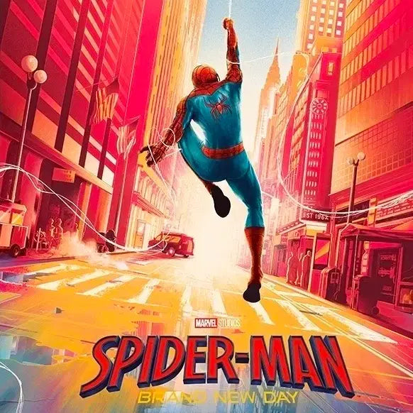 [BUNJANG] Spider-Man Double-Sided Poster + Art Card (2 Types) / 2종)스파이더맨 광음 포스터+아트카드