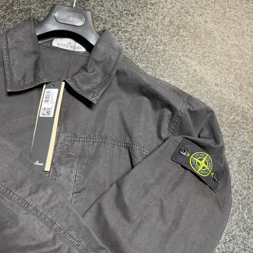 [BUNJANG] Stone Island 26SS Old Effect Overshirt Black XL / 26SS 스톤아일랜드 올드이펙트 오버셔츠 블랙 새상품급 XL(100~105)