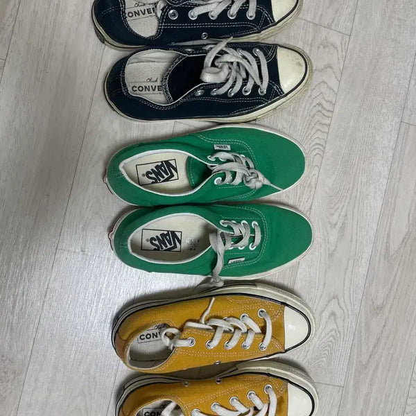 [BUNJANG] Converse Vans Sneakers Bundle / 컨버스 캔버스 반스 운동화 일괄 초등학생신발 중학생