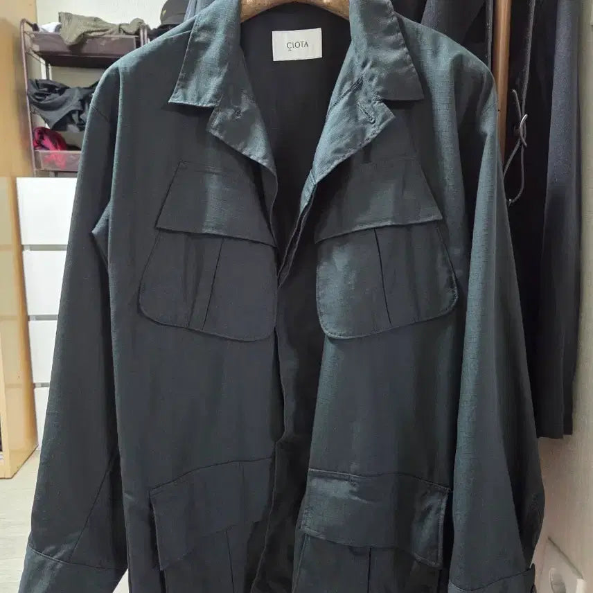 [BUNJANG] Sioro 25ss Ripstop Jungle Fatigue Jacket Black Size 5 / (5) 시오타 25ss 정글퍼티그자켓 블랙